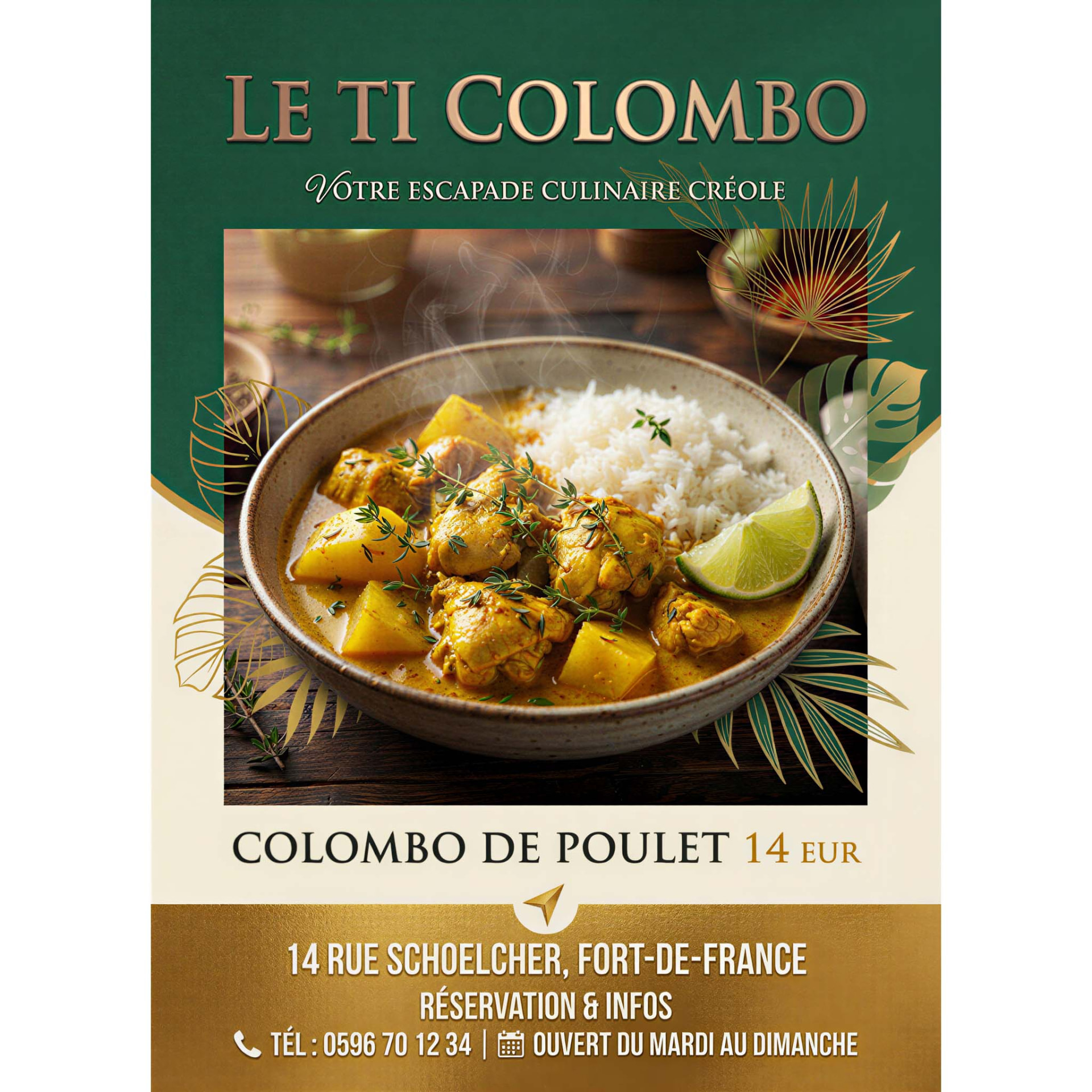 Flyer restaurant — après Ernest